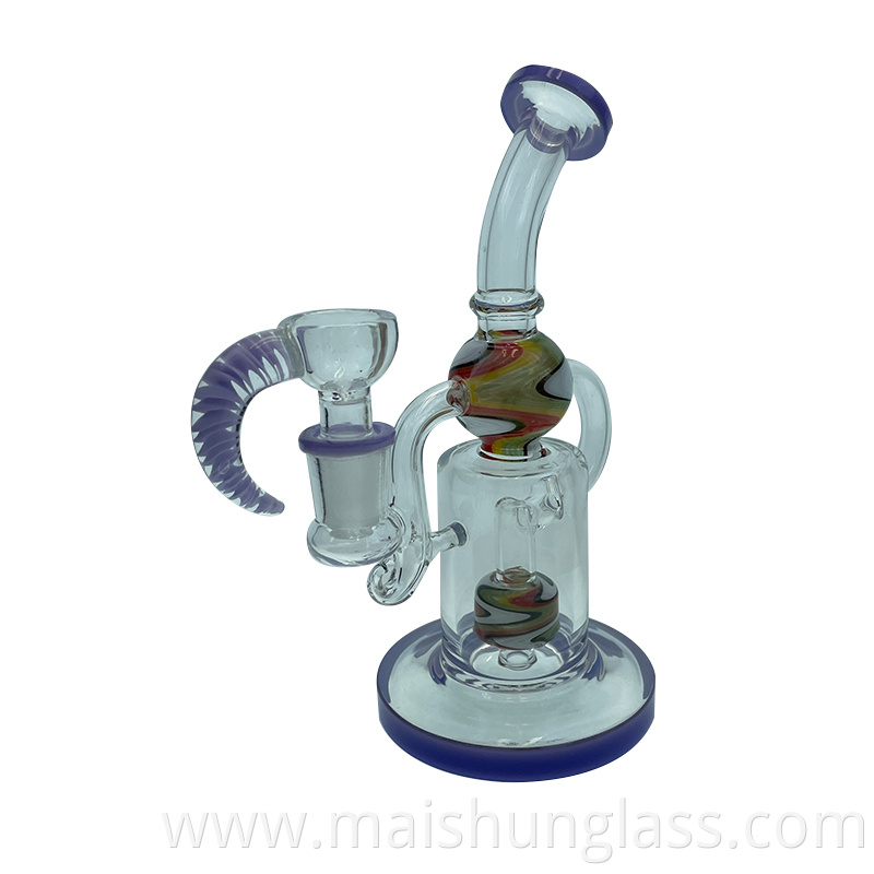 Mini Recycling Mini Turnaround Glass Bubbler